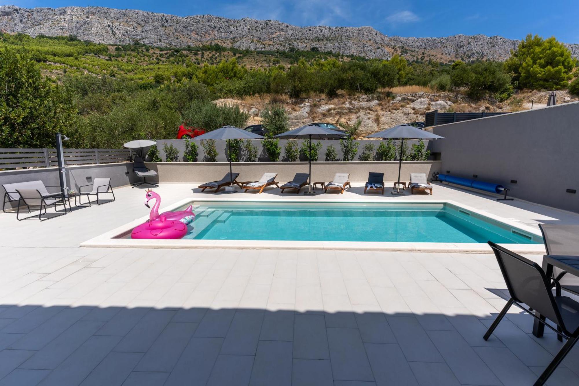 Luxury Apartment Lorena - Private Heated Pool - Jesenice  Eksteriør bilde